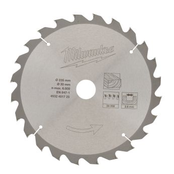 MILWAUKEE Circular saw blades for portable tools 4932451725