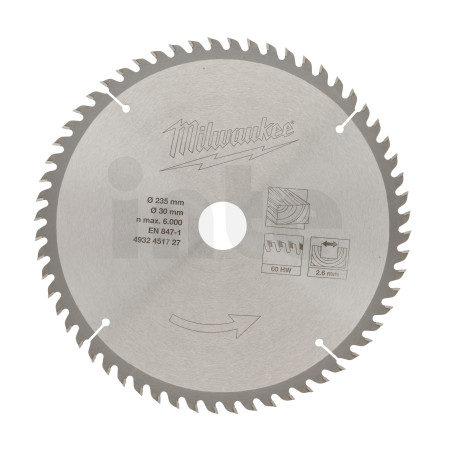MILWAUKEE Circular saw blades for portable tools 4932451727