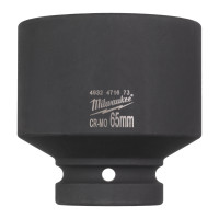 MILWAUKEE Průmyslové hlavice Shockwave 1" HEX 65mm krátké 4932471673