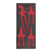 MILWAUKEE Bare Foam Pliers Foam Insert 4 pc Set 4932493935