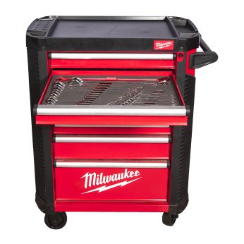 MILWAUKEE Filled 30" / 78 CM 7-Drawer Steel Storage Rolling Cabinet UK Standard Version 4932498187