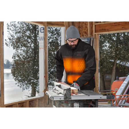 MILWAUKEE M12 HJBL6-0 (S) HEXON Vyhřívaná bunda černá 4932493819