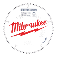 MILWAUKEE Pilový kotouč dřevo 305X30X3.0X100ATB NEG. 4932471322