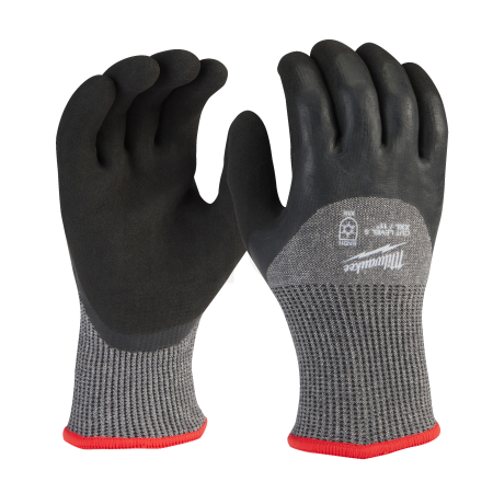 MILWAUKEE Zimní rukavice s třídou ochrany proti proříznutí E -10/XL - 12 ks 4932479564