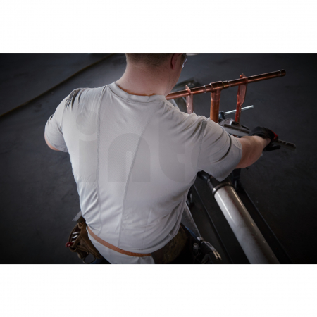 MILWAUKEE WWSSG Lehké univerzální triko s krátkým rukávem WORKSKIN™ - šedé 4933478195