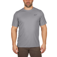 MILWAUKEE WWSSG Lehké univerzální triko s krátkým rukávem WORKSKIN™ - šedé 4933478195