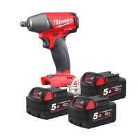 MILWAUKEE M18 FUEL™ ½″ rázový utahovák s pojistným kroužkem 4933478517