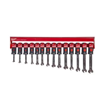 MILWAUKEE Maxbite Non-Ratcheting Combination Spanners - 90cm Row 4932478583