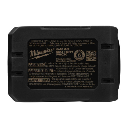 MILWAUKEE M18™ HIGH OUTPUT™ 5.0 Ah akumulátor 4932499042