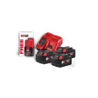 MILWAUKEE M18™ sada akumulátorů a nabíječky 4933464026