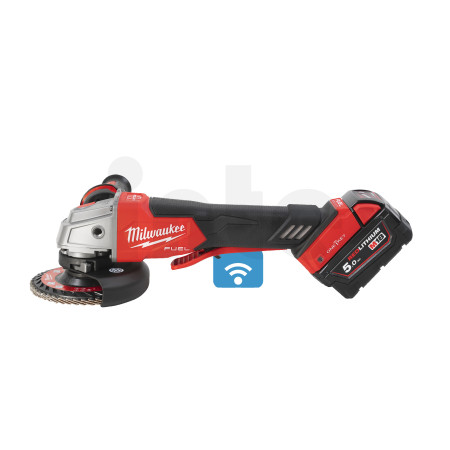 MILWAUKEE M18 FUEL™ ONE-KEY™ 115 mm úhlová bruska s kolébkovým spínačem 4933478432