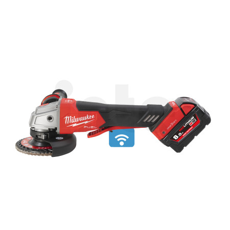 MILWAUKEE M18 FUEL™ ONE-KEY™ 125 mm úhlová bruska s kolébkovým spínačem 4933479633
