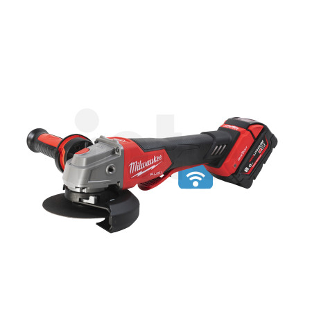 MILWAUKEE M18 FUEL™ ONE-KEY™ 125 mm úhlová bruska s kolébkovým spínačem 4933479633