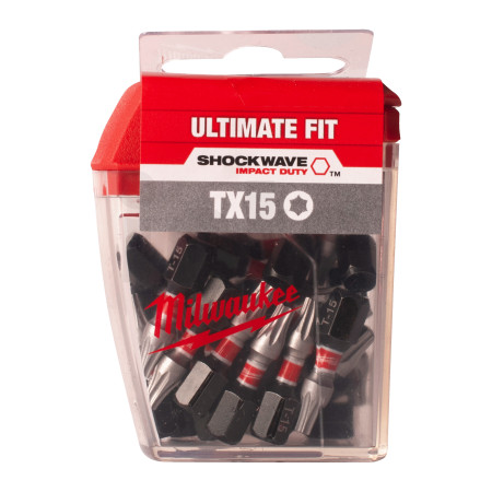 MILWAUKEE Šroubovací bit SHW TX15 50MM -1ks 4932451286