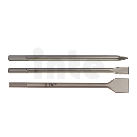MILWAUKEE SDS-Max Chisel 3 pc Promotion Set 4932472028