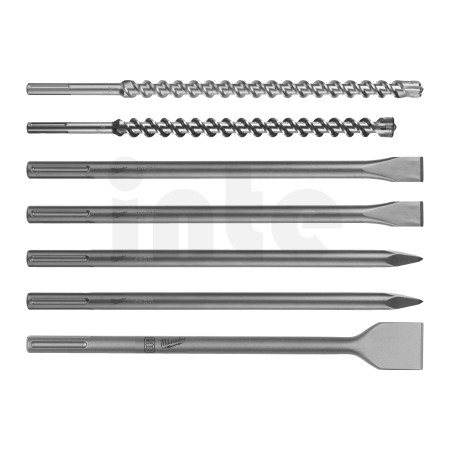 MILWAUKEE SDS Max Drill Bit and Chisel Set 4932478074
