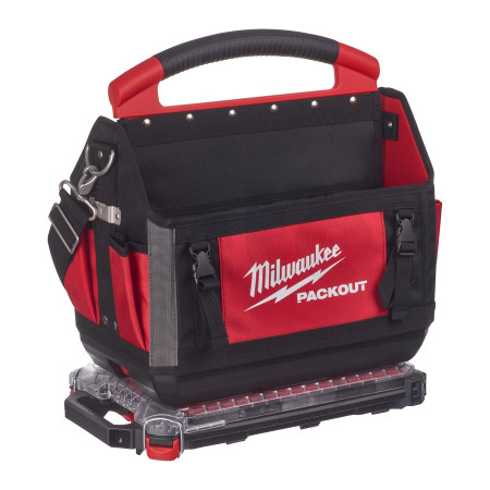 MILWAUKEE Sada otevřené brašny na nářadí PACKOUT™ 40 cm + kompaktního úzkého organizéru PACKOUT™ 4932478810