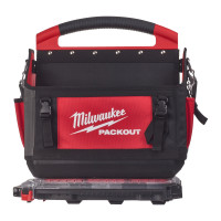 MILWAUKEE Sada otevřené brašny na nářadí PACKOUT™ 40 cm + kompaktního úzkého organizéru PACKOUT™ 4932478810