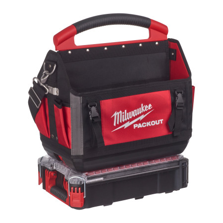 MILWAUKEE Sada otevřené brašny na nářadí PACKOUT™ 40 cm + kompaktního organizéru PACKOUT™ 4932478841