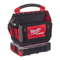 MILWAUKEE Sada otevřené brašny na nářadí PACKOUT™ 40 cm + kompaktního organizéru PACKOUT™ 4932478841
