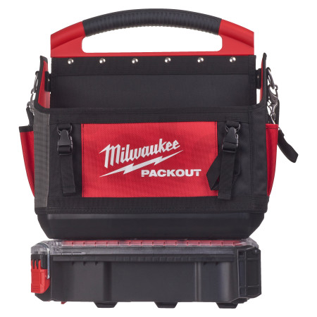 MILWAUKEE Sada otevřené brašny na nářadí PACKOUT™ 40 cm + kompaktního organizéru PACKOUT™ 4932478841