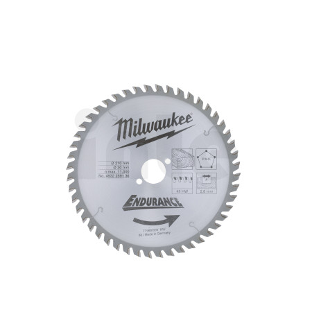 MILWAUKEE Circular saw blades for portable tools 4932259136
