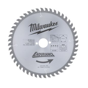 MILWAUKEE Circular saw blades for portable tools 4932303099