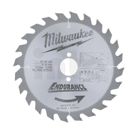 MILWAUKEE Pilový kotouč pro okružní pilu 4932327969