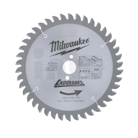 MILWAUKEE Circular saw blades for portable tools 4932346511