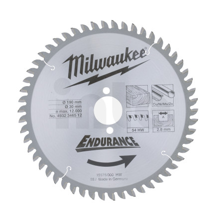 MILWAUKEE Circular saw blades for portable tools 4932346512
