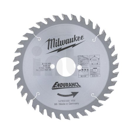 MILWAUKEE Circular saw blades for portable tools 4932352133