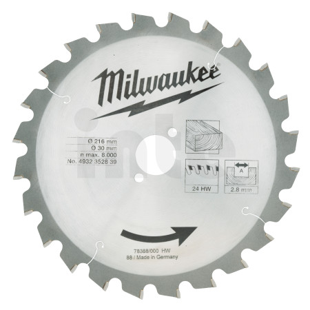 MILWAUKEE Circular saw blades for mitre saws 4932352839
