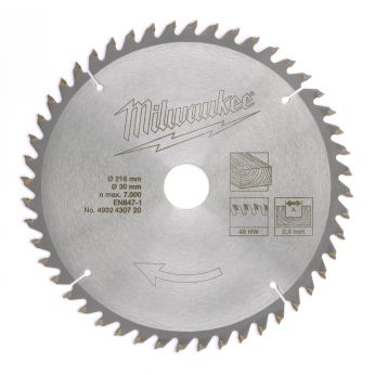 MILWAUKEE Pilový kotouč pro pokosové pily 4932430720
