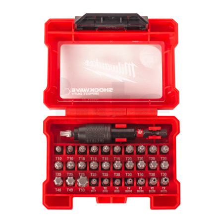 MILWAUKEE 32 ks sada Shockwave bitů  4932464240