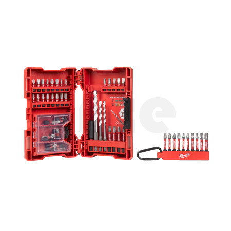 Milwaukee Sada bitů a vrtáků do multimateriálu Milwaukee Shockwave 54 ks 4932479855