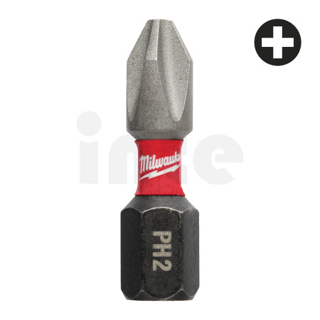 MILWAUKEE Šroubovací bity ShW PH2 25mm - 2ks 4932430852