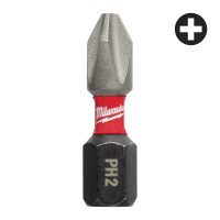 MILWAUKEE Šroubovací bity ShW PH2 25mm - 2ks 4932430852