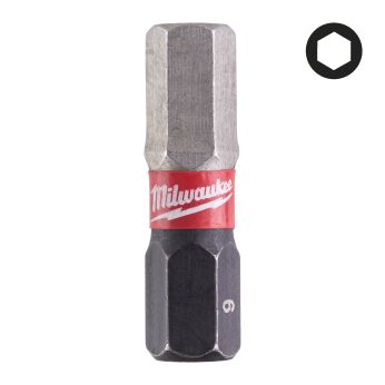 MILWAUKEE Šroubovací bity ShW Hex6 25mm - 2ks 4932430897