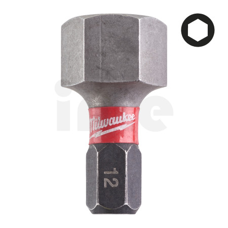 MILWAUKEE Šroubovací bity ShW Hex12 25mm - 2ks 4932430900