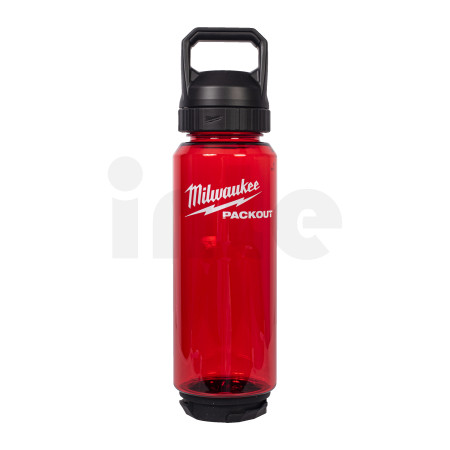 MILWAUKEE Plastová lahev PACKOUT™ 1005 ml červená 4932498637