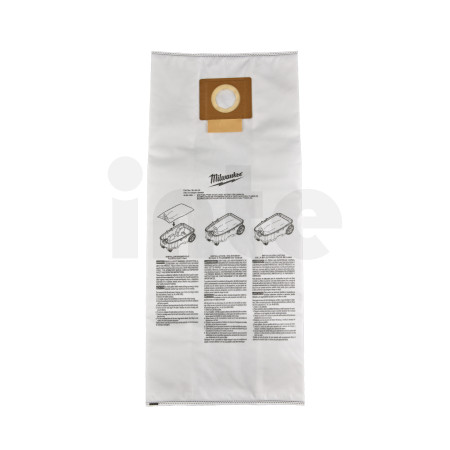 MILWAUKEE Fleece Dust Bag Fleecový sáček na prach pro vysavač M18 FUEL třídy M AC/DC se dvěma akumulátory a VACLINK 4932498663
