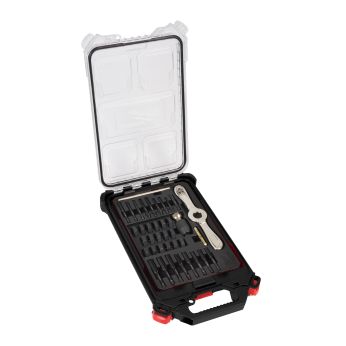 MILWAUKEE Sada závitníků a matric PACKOUT s rukojetí Hex-LOK 2 v 1 4932498721