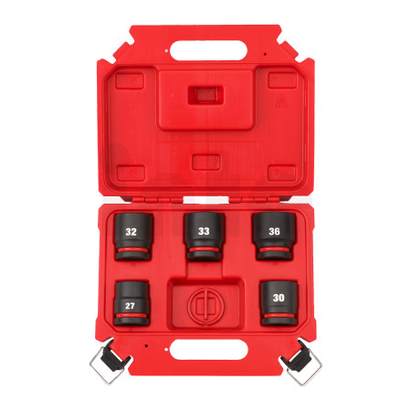MILWAUKEE Sada 1″ průmyslových hlavic 5 ks 4932498751