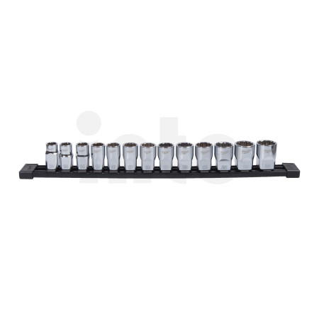 MILWAUKEE ½″ sada metrických 12bodových nástrčných klíčů 13 ks 4932498797