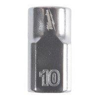 MILWAUKEE ⅜″ nástrčný klíč metrický standardní 12hranný, 10mm 4932498802