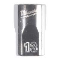 MILWAUKEE ⅜″ nástrčný klíč metrický standardní 12hranný, 13mm 4932498805
