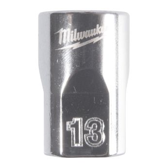 MILWAUKEE ⅜″ nástrčný klíč metrický standardní 12hranný, 13mm 4932498805