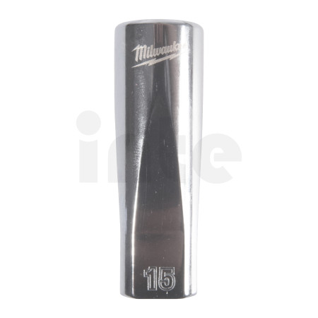 MILWAUKEE ⅜″ prodloužený nástrčný klíč metrický standardní 12-bodový - 15 mm 4932498819