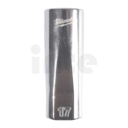 MILWAUKEE ⅜″ prodloužený nástrčný klíč metrický standardní 12-bodový - 17 mm 4932498821