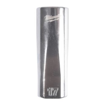 MILWAUKEE ⅜″ prodloužený nástrčný klíč metrický standardní 12-bodový - 17 mm 4932498821
